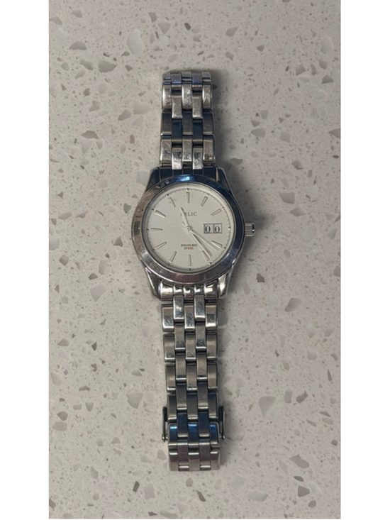 Relic Accessories - Relic Men's Stainless Steel Watch Silver Tone Date Window